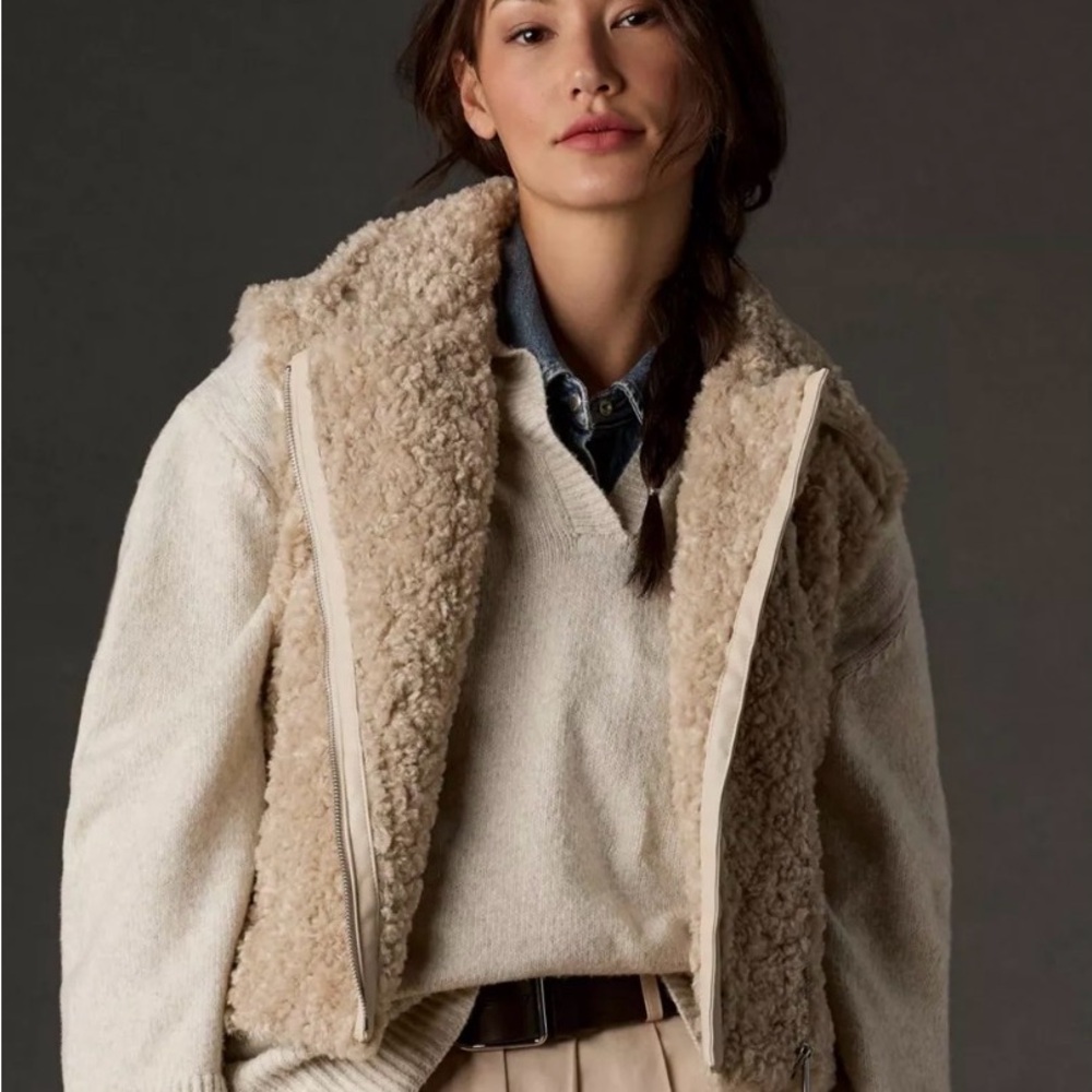 Anthropologie Sherpa Vest